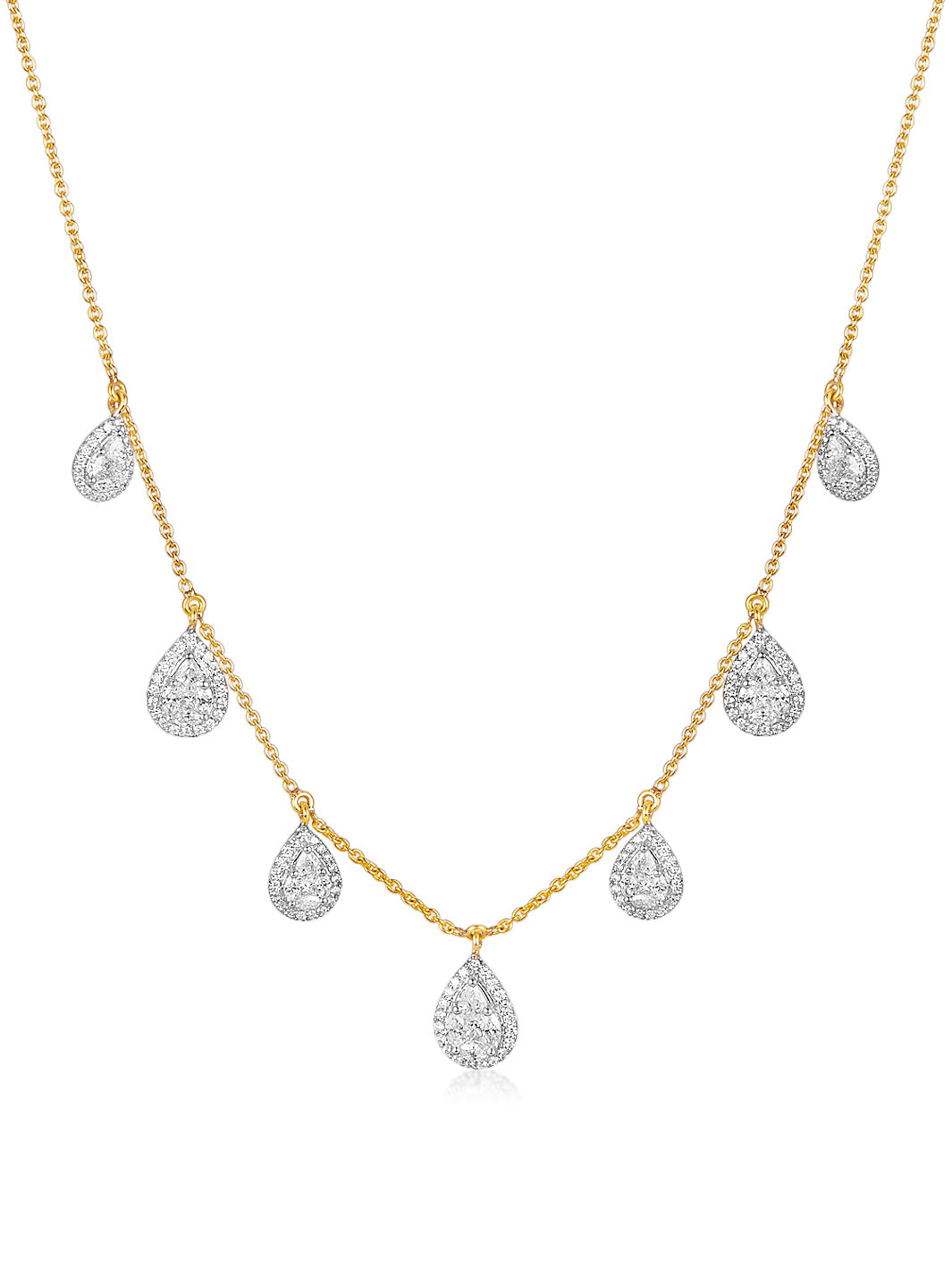 Dancing Drops Vital necklace with delicate drop-shaped accents, ideal for women’s casual and formal outfits-1