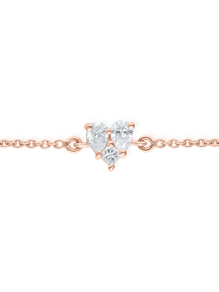 Diamond Heart Bracelet