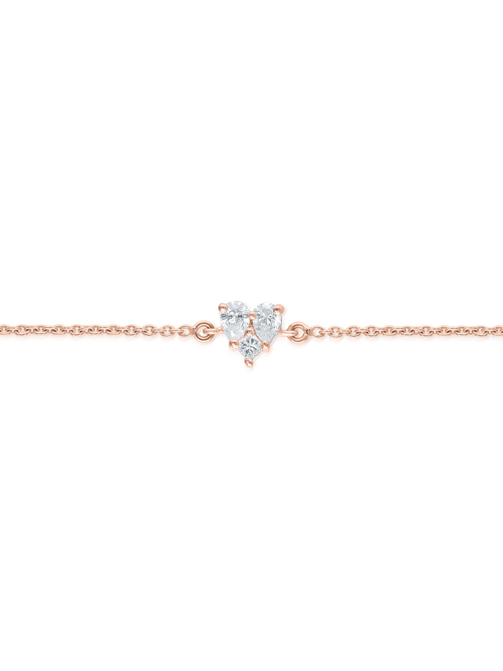 Diamond Heart Bracelet