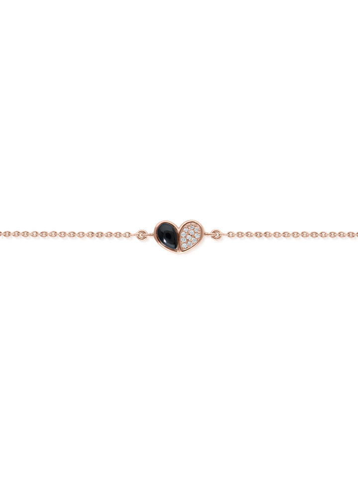 Toi et moi onyx bracelet