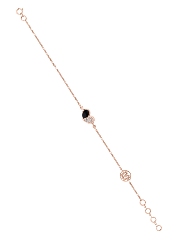 Toi et moi onyx bracelet