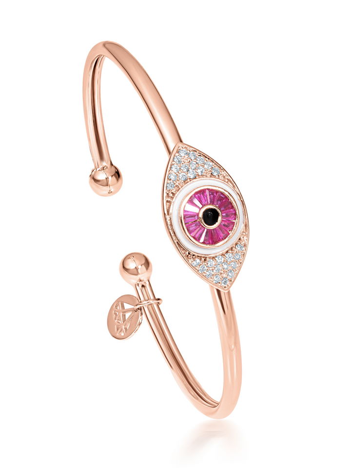 Stockholm Evil Eye Slide Bangle