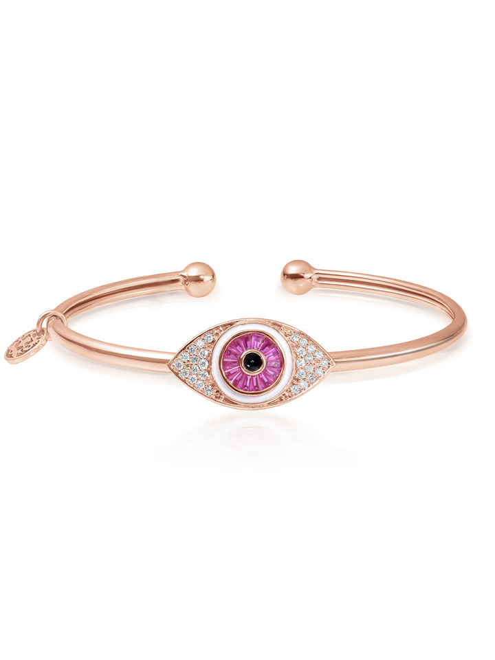 Stockholm Evil Eye Slide Bangle