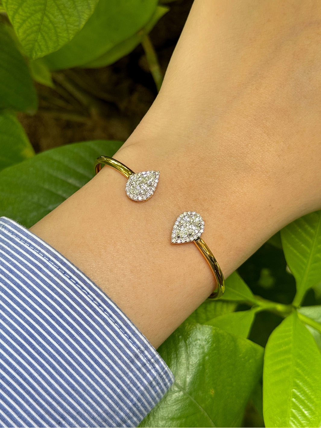 Duo Pear Cuff