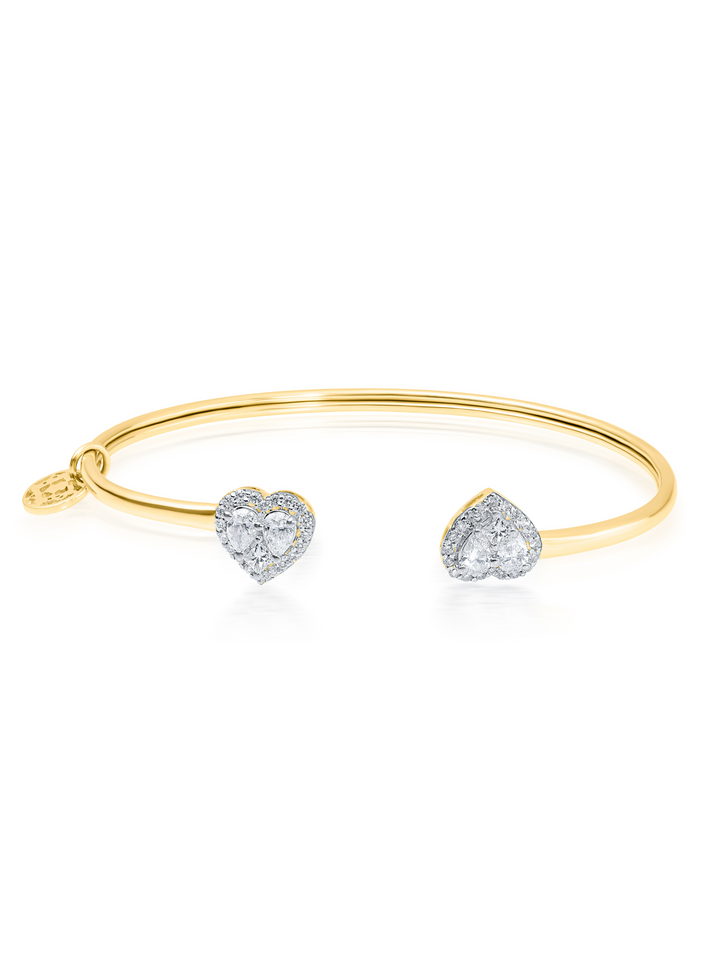 Twinning Heart Cuff