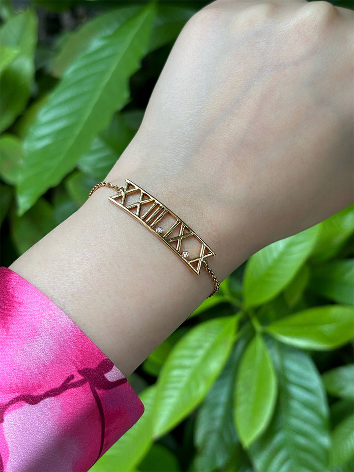 Roman Numeral Bracelet