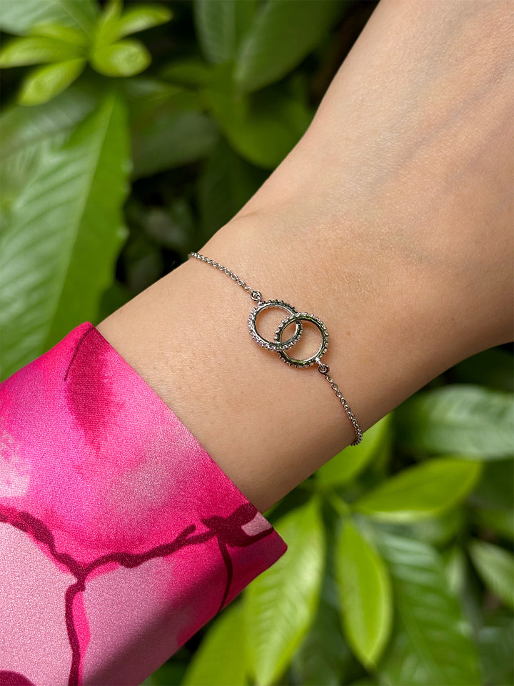 Interlocked Infinity Bracelet