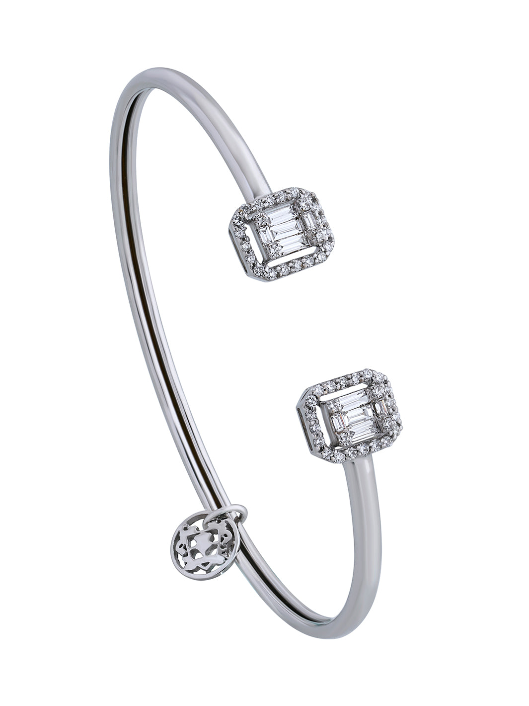 Duo Emerald Cut Cuff