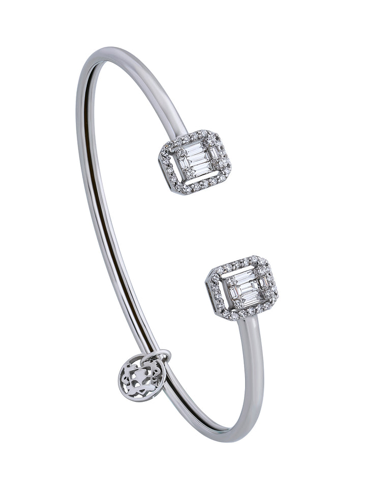 Duo Emerald Cut Cuff