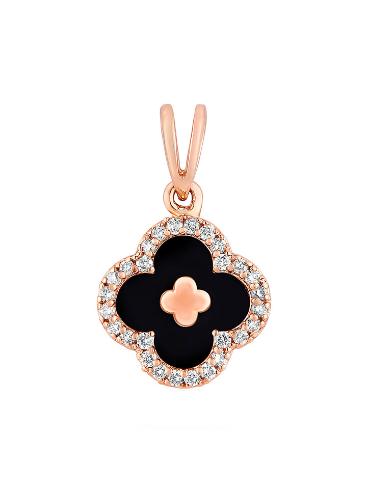 Noir Clover Pendant
