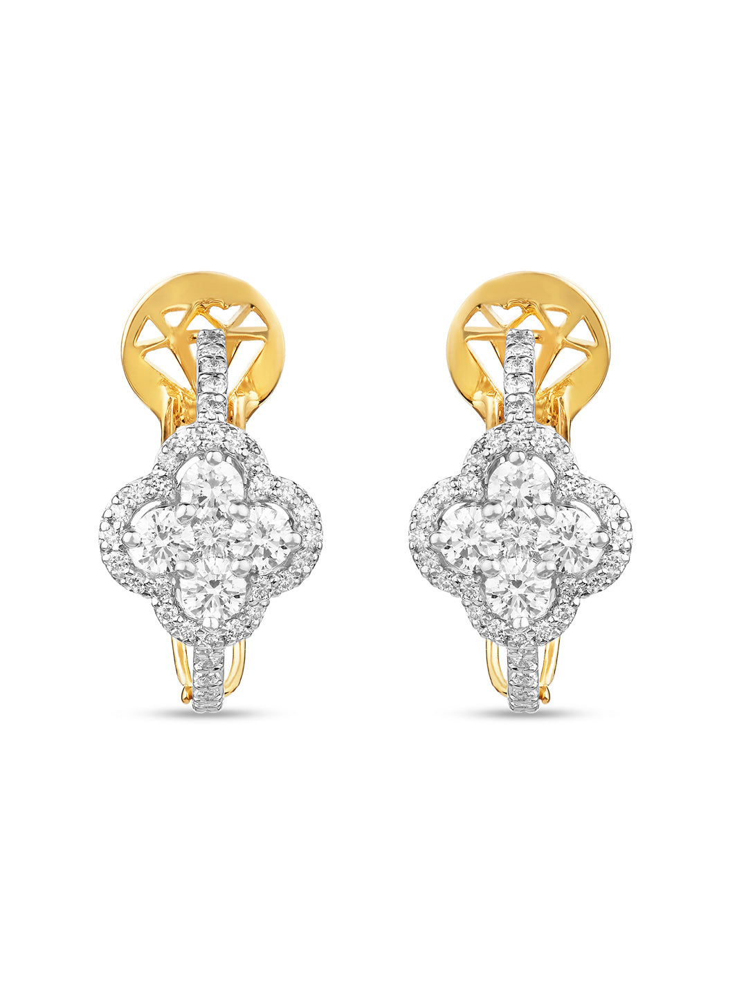 Clover Snuggie earrings with a chic design, perfect for women’s everyday fashion and special occasions-1