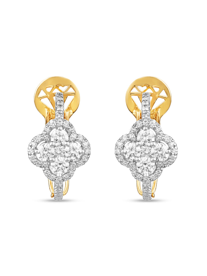 Clover Snuggie earrings with a chic design, perfect for women’s everyday fashion and special occasions-1