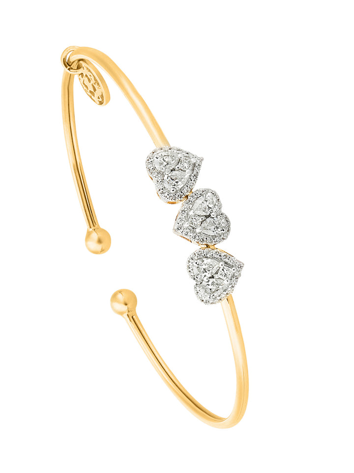Mini Slide™ -  Triple Heart Cuff