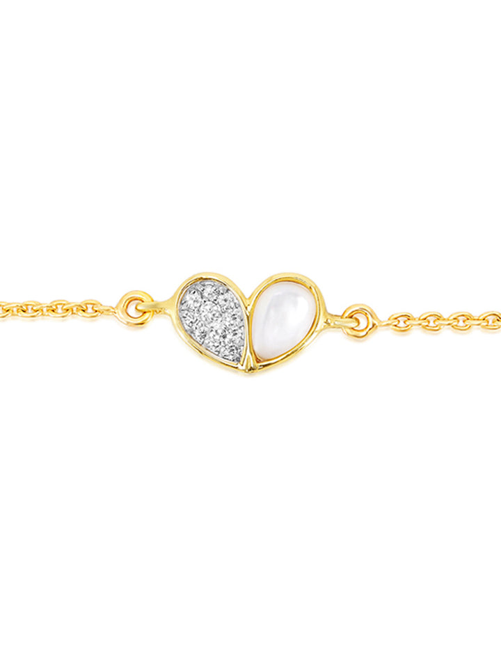 Toi et moi nacre bracelet