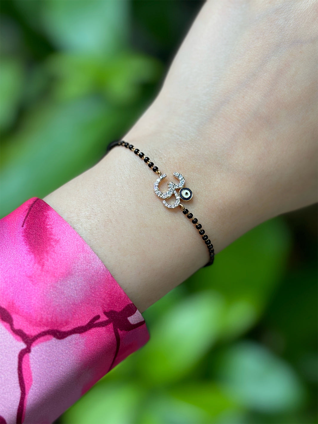 Om Evil Eye Bracelet