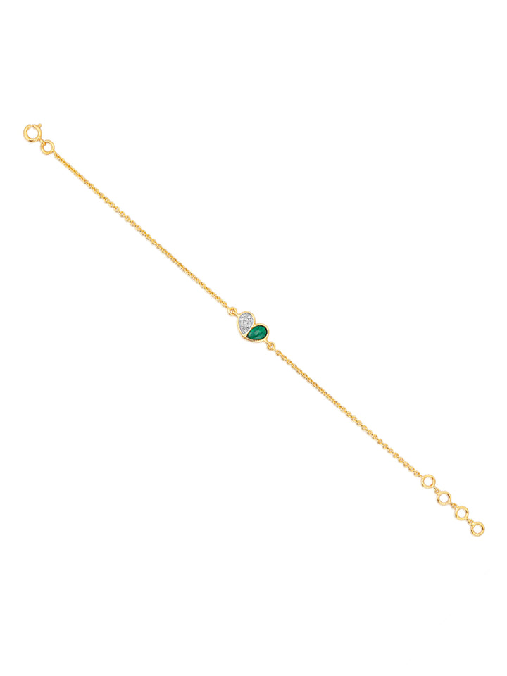 Toi et moi malachite bracelet