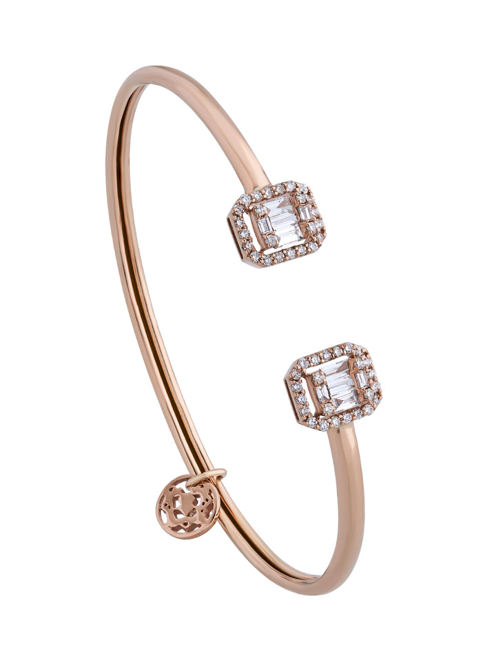 Duo Emerald Cut Cuff