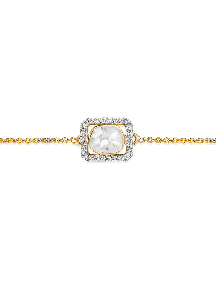 Polki Emerald Cut Bracelet