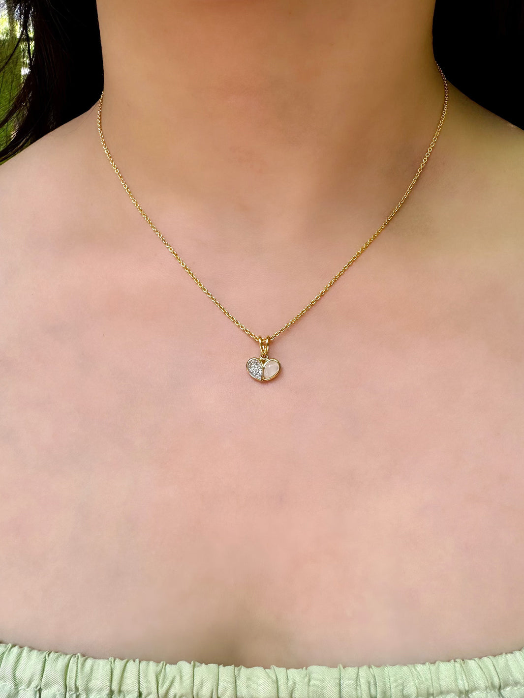 Toi et moi nacre pendant
