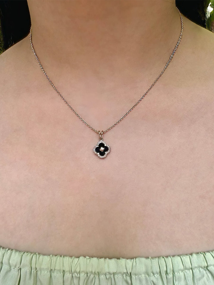 Noir Clover Pendant