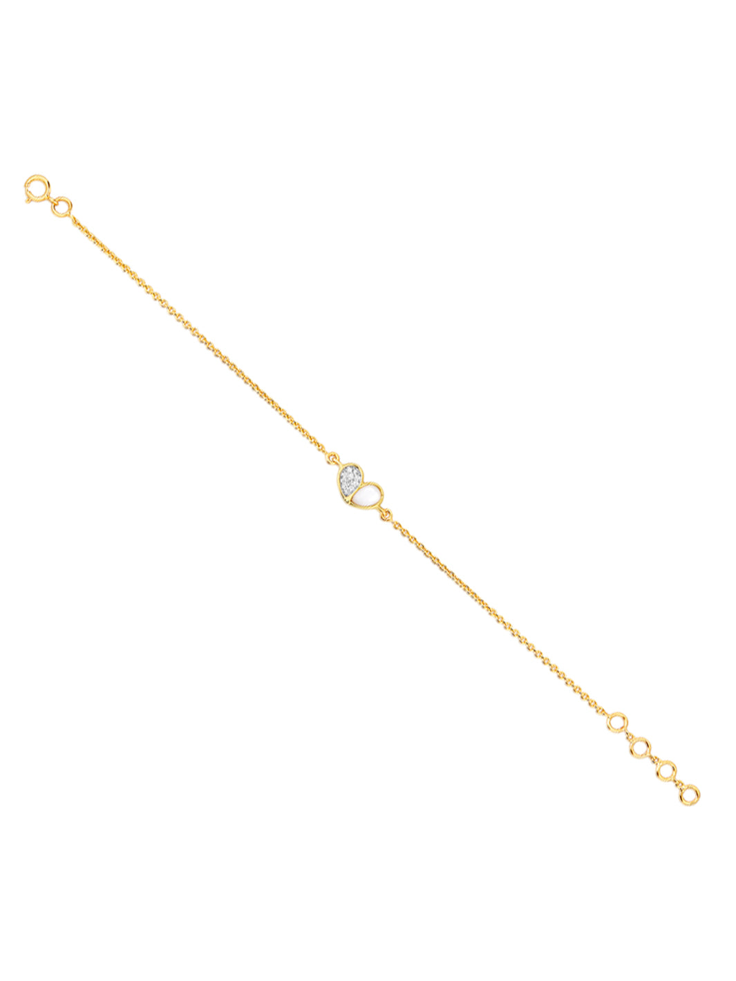 Toi et moi nacre bracelet