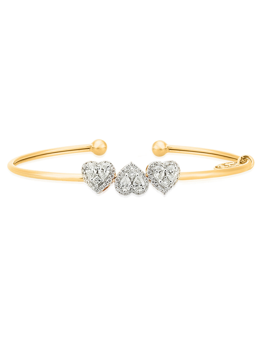 Mini Slide™ -  Triple Heart Cuff