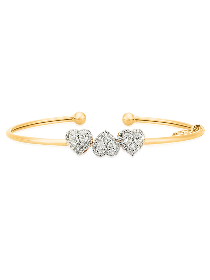 Mini Slide™ -  Triple Heart Cuff