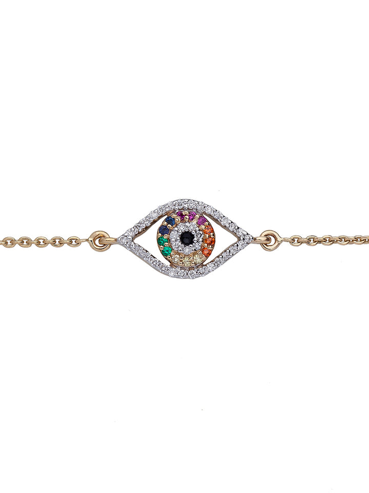 Copenhagen evil eye necklace with a sleek design, offering stylish protection for women’s everyday wear-1