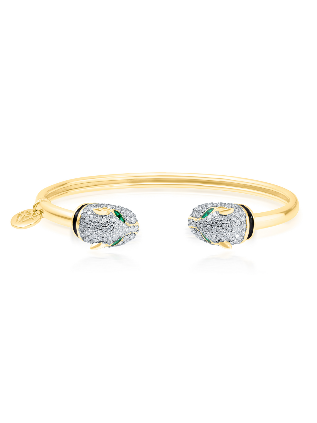 Diamond Panther Cuff