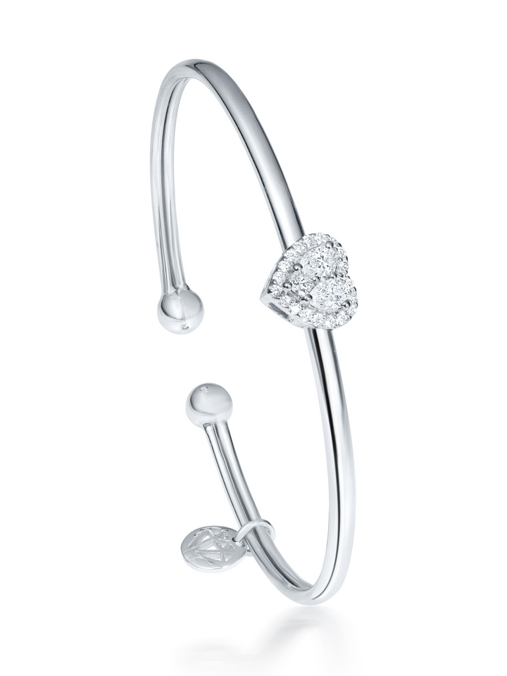 Heart Slide Bangle