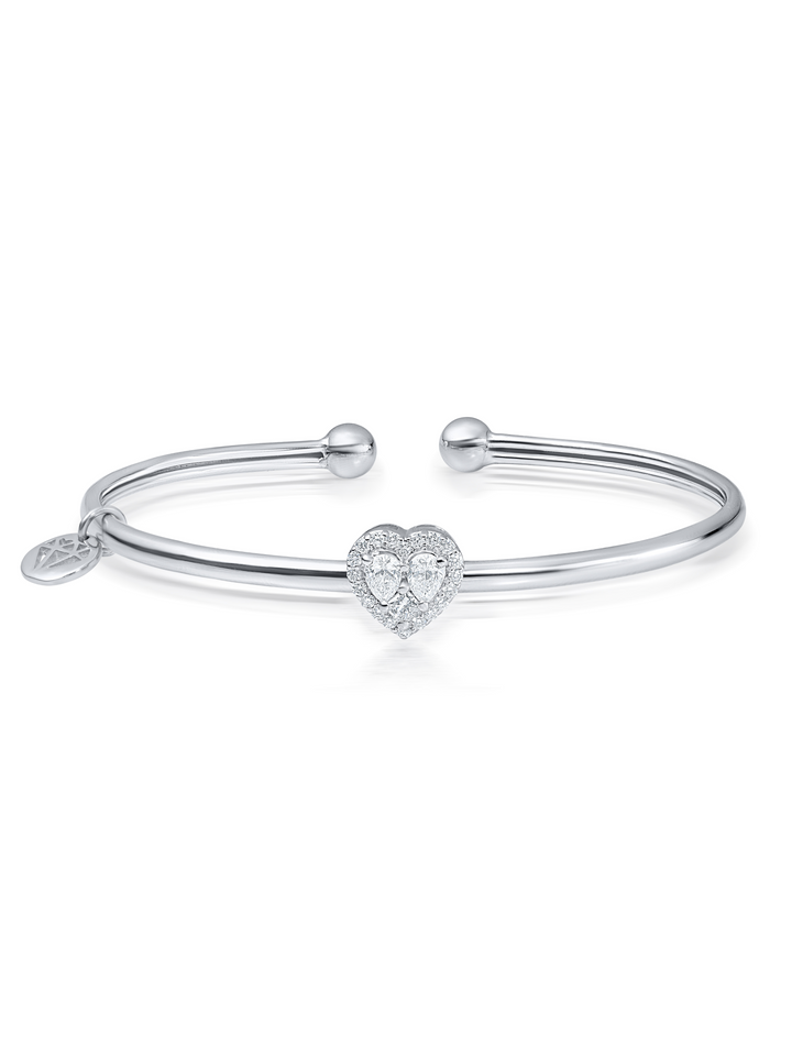 Heart Slide Bangle