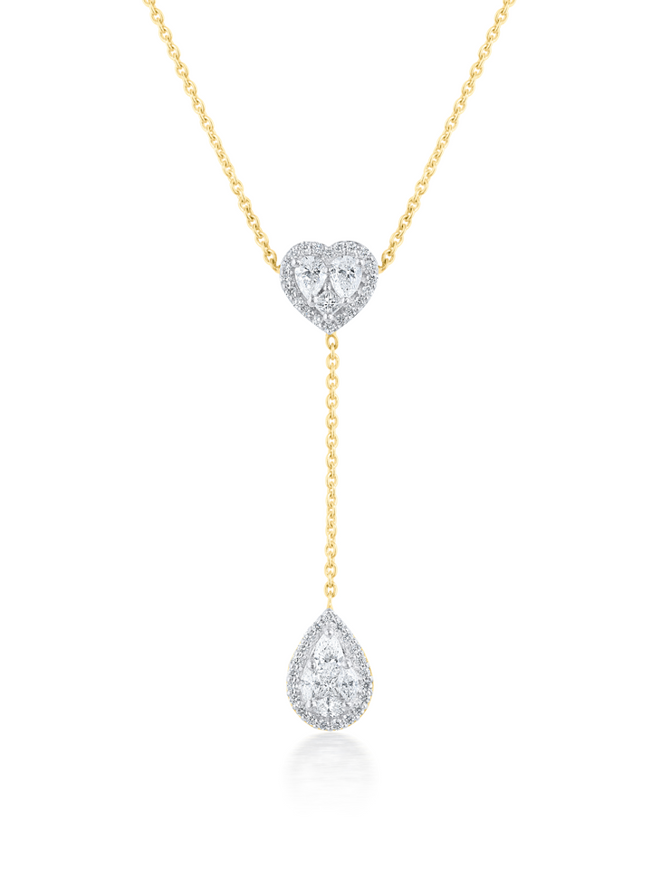 Heart & Drop Necklace