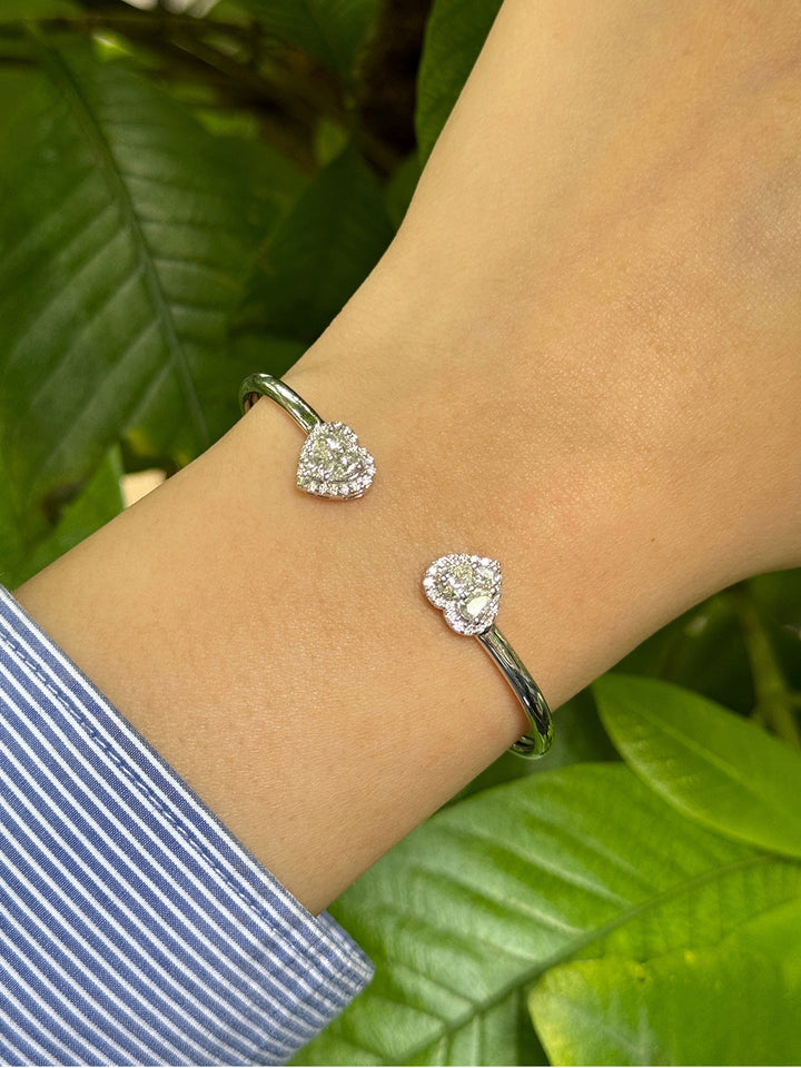 Twinning Heart Cuff
