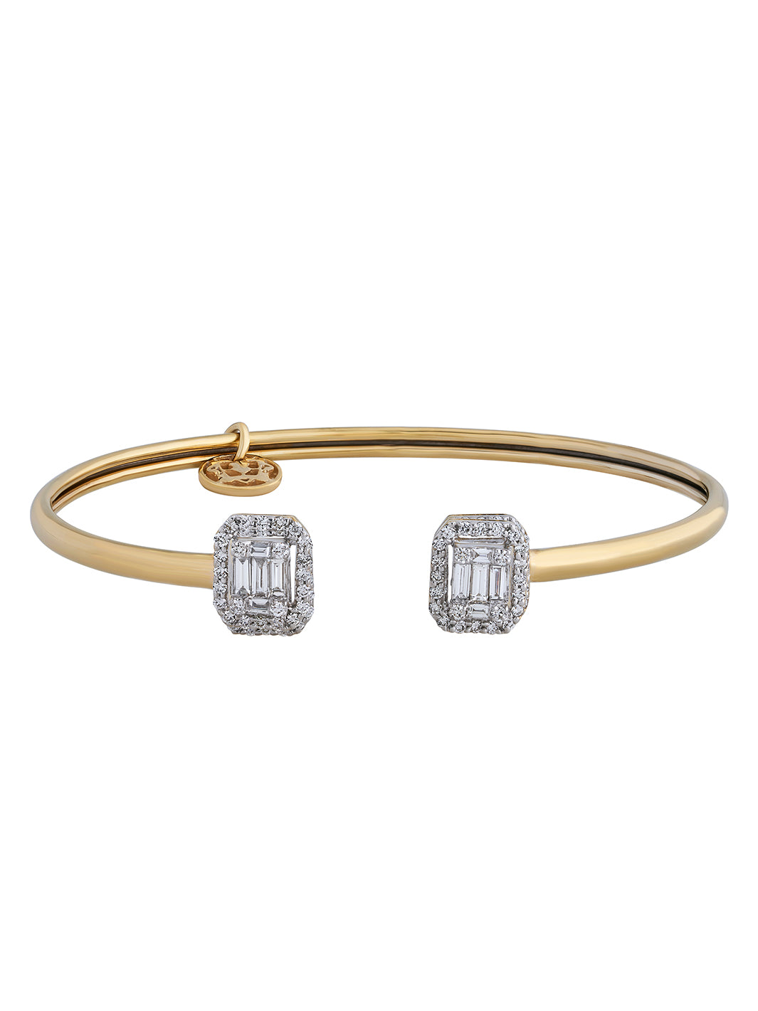 Duo Emerald Cut Cuff