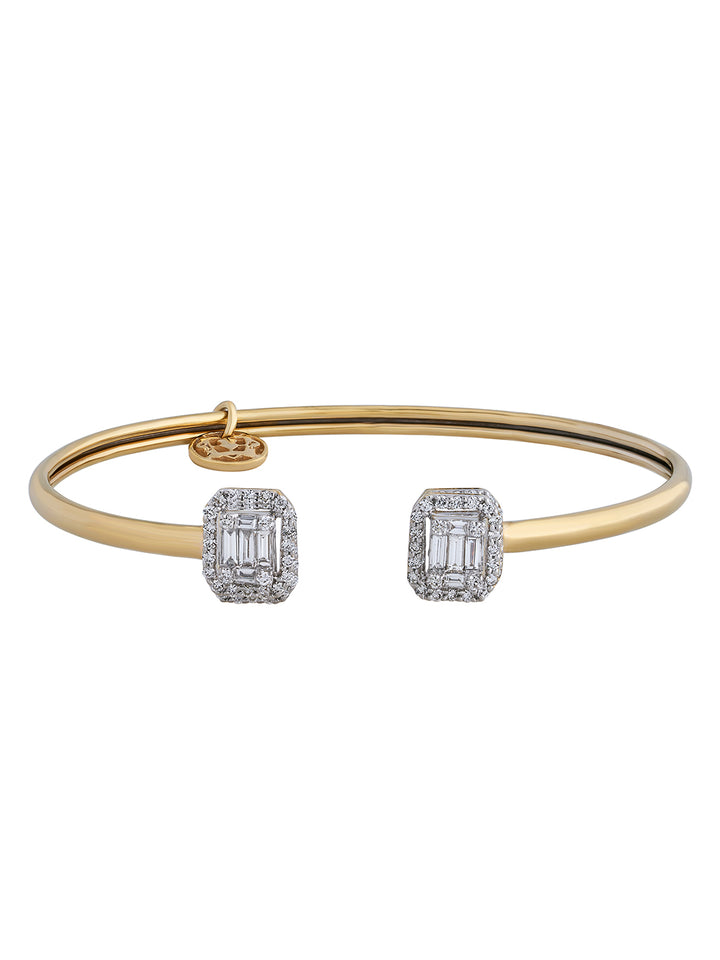 Duo Emerald Cut Cuff
