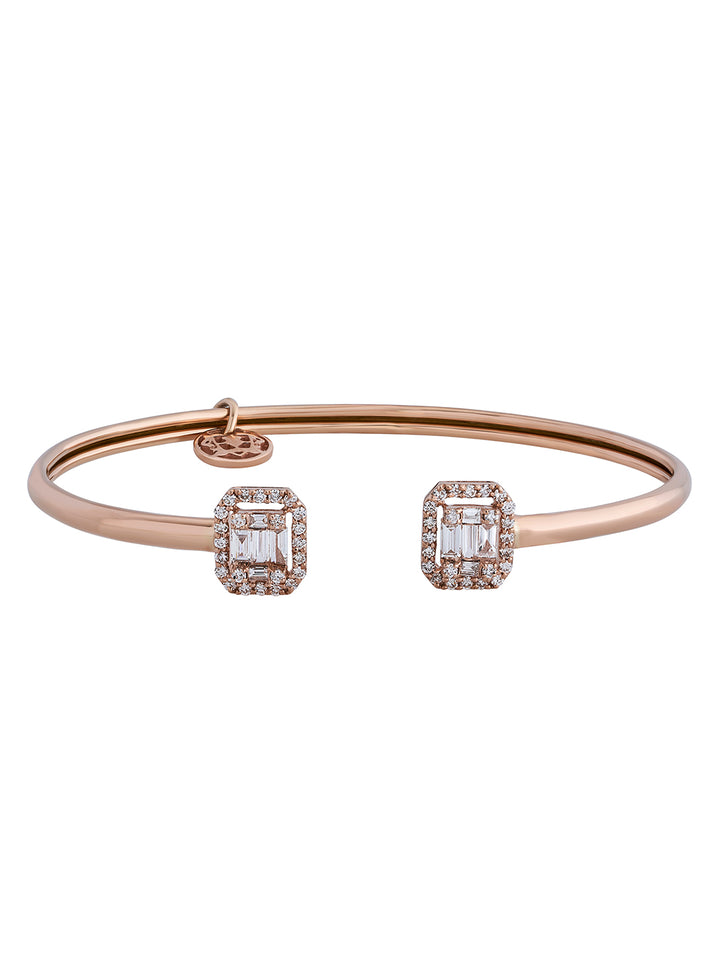 Duo Emerald Cut Cuff