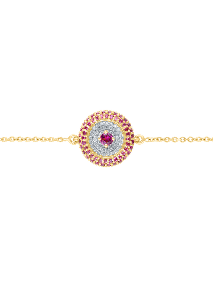 Red 'O' Evil Eye Bracelet