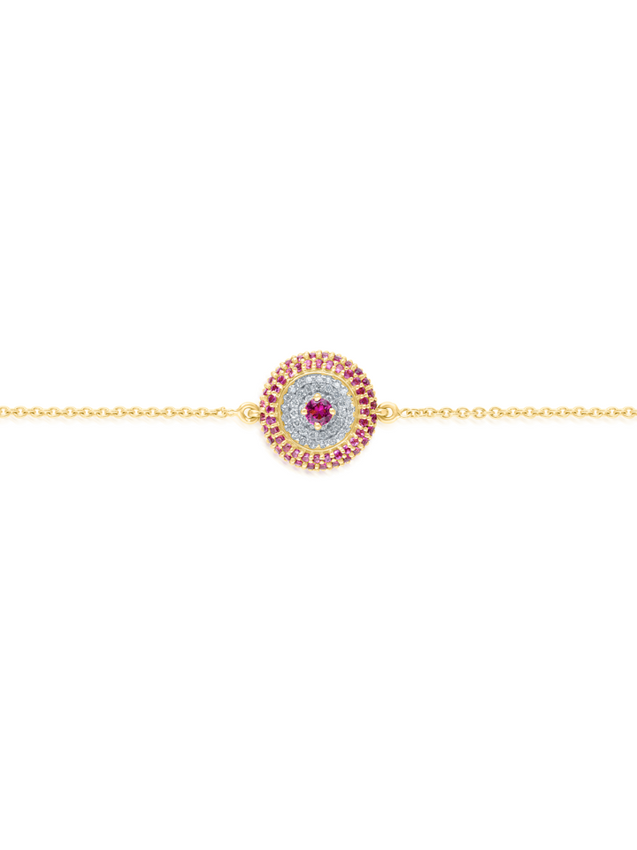 Red 'O' Evil Eye Bracelet