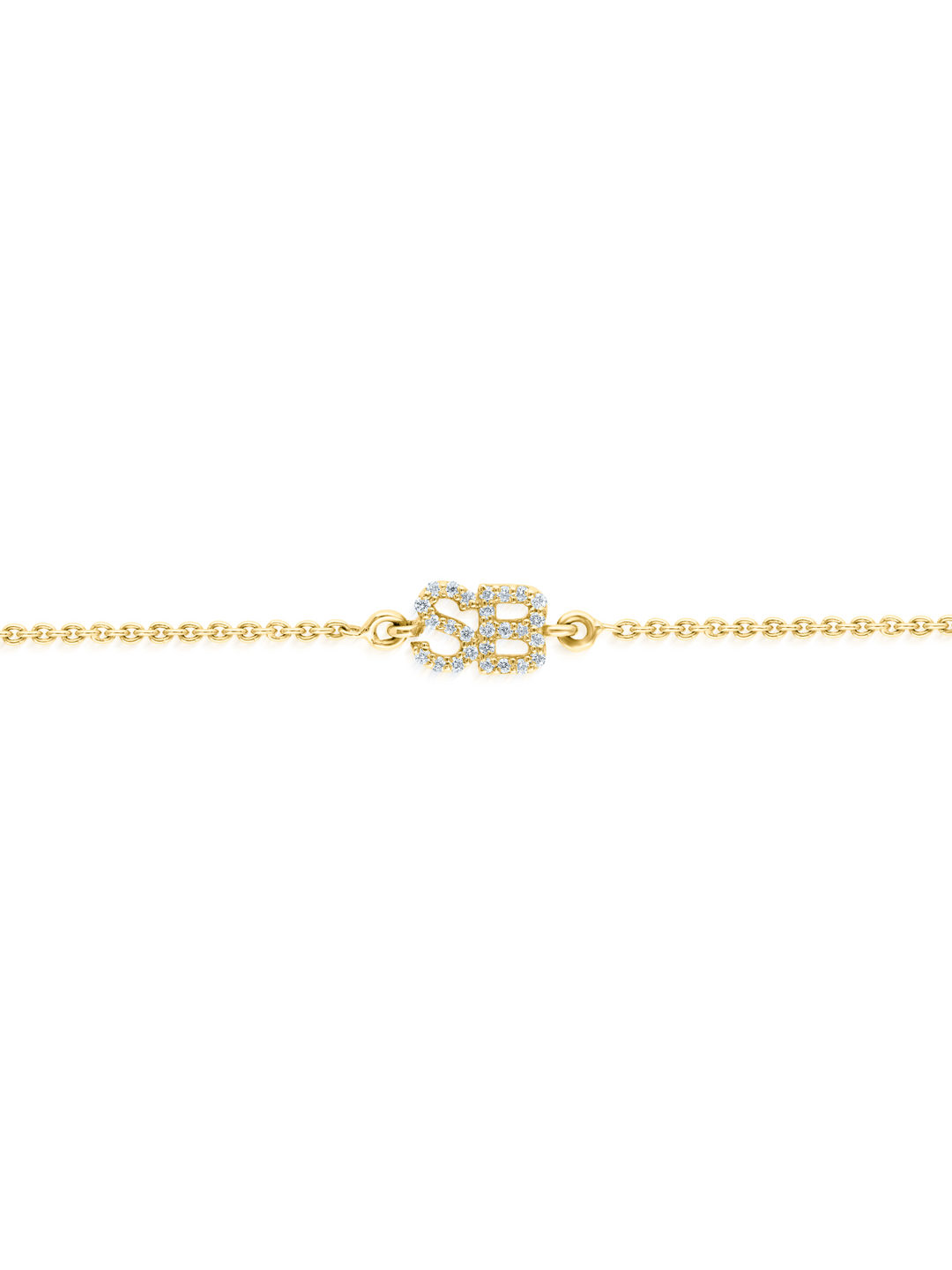 Diamond Initial Bracelet