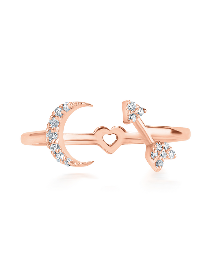Moon & Back Ring