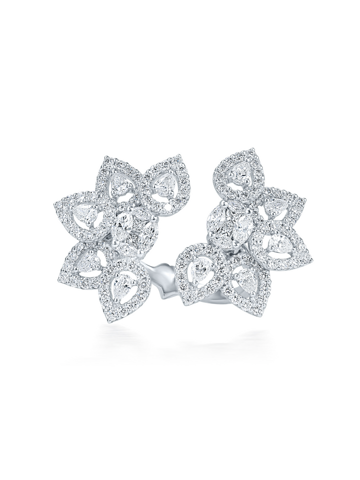 Floret Diamond Cocktail Ring