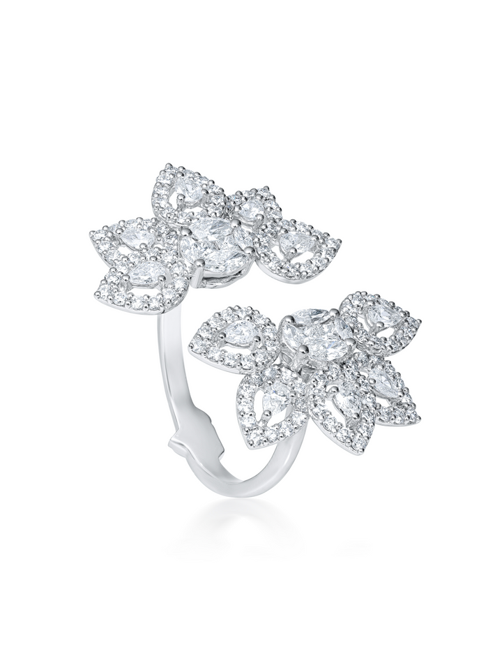 Floret Diamond Cocktail Ring