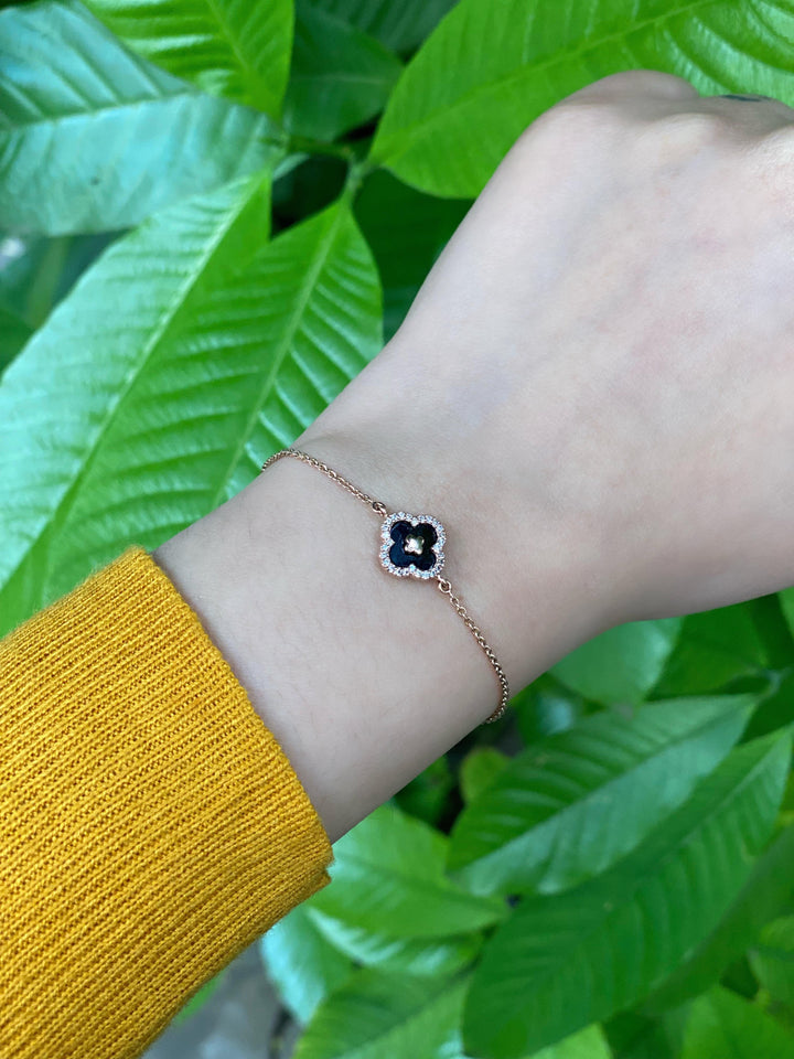 Noir Clover bracelet