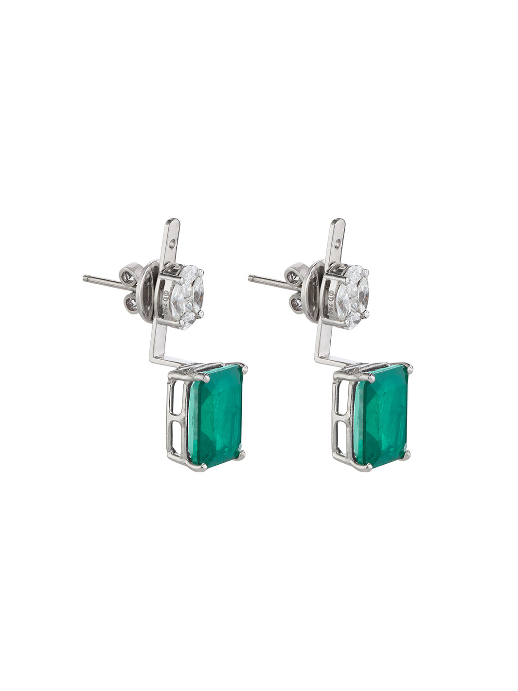 Classic Diamond Tops With Detachable Coloured Stones