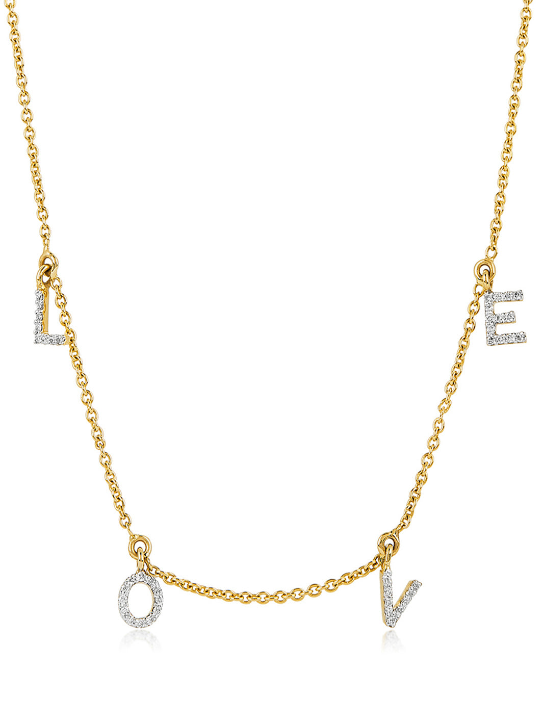 Dangling Love necklace with a heart-shaped charm, perfect for women’s romantic and everyday wear