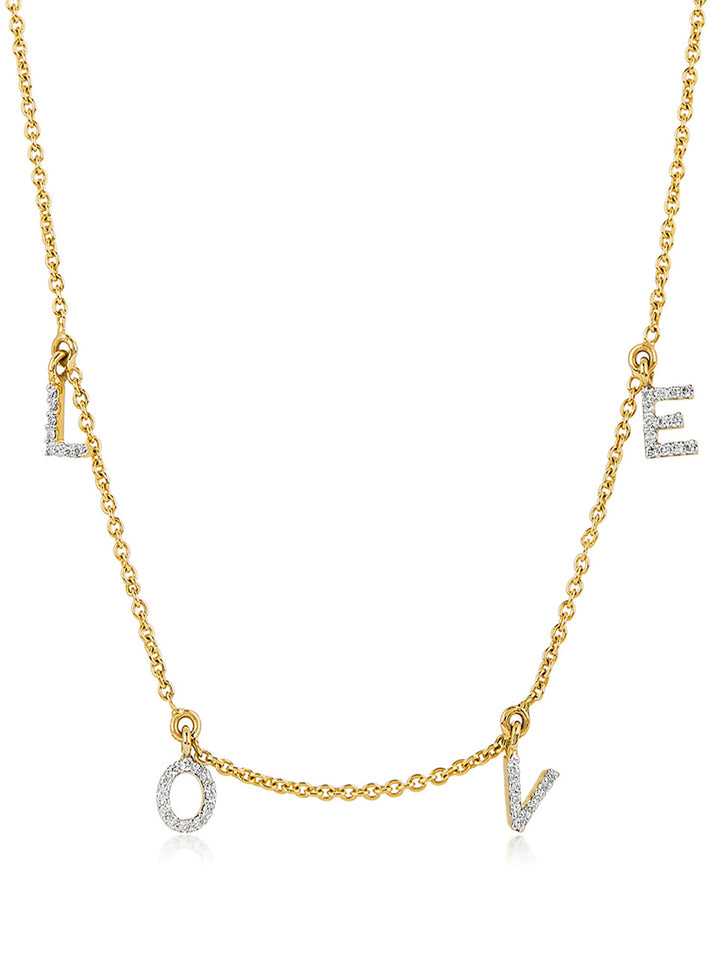 Dangling Love necklace with a heart-shaped charm, perfect for women’s romantic and everyday wear