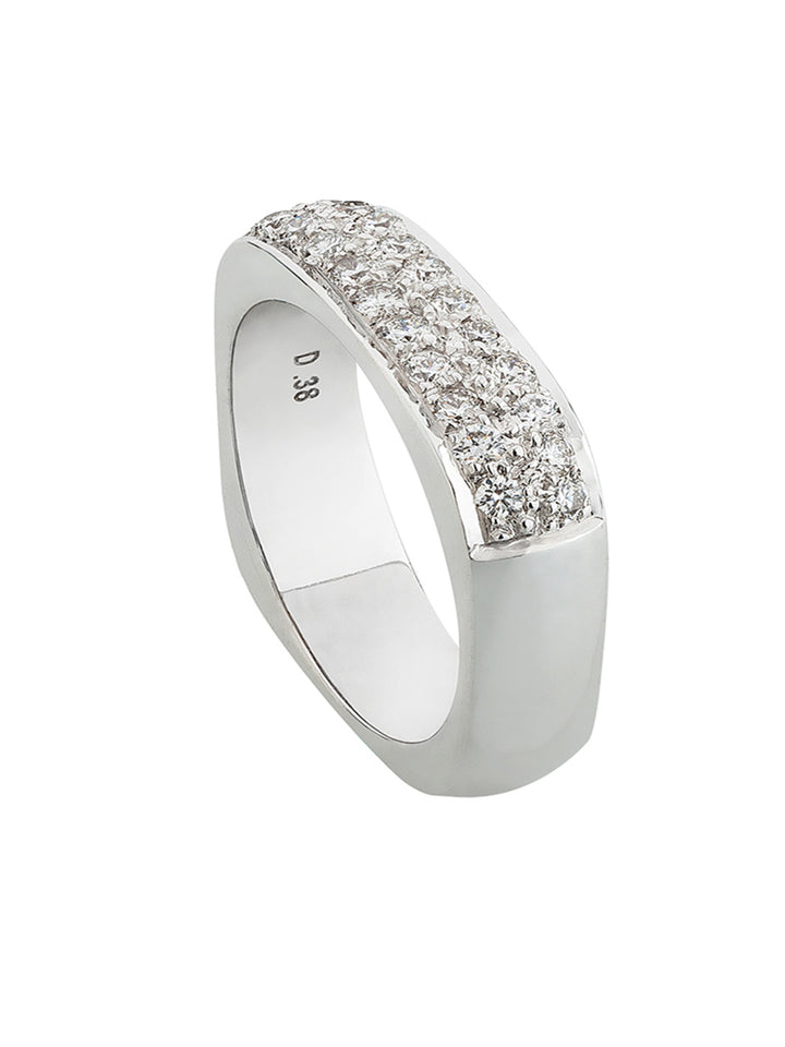 Square Diamond Ring