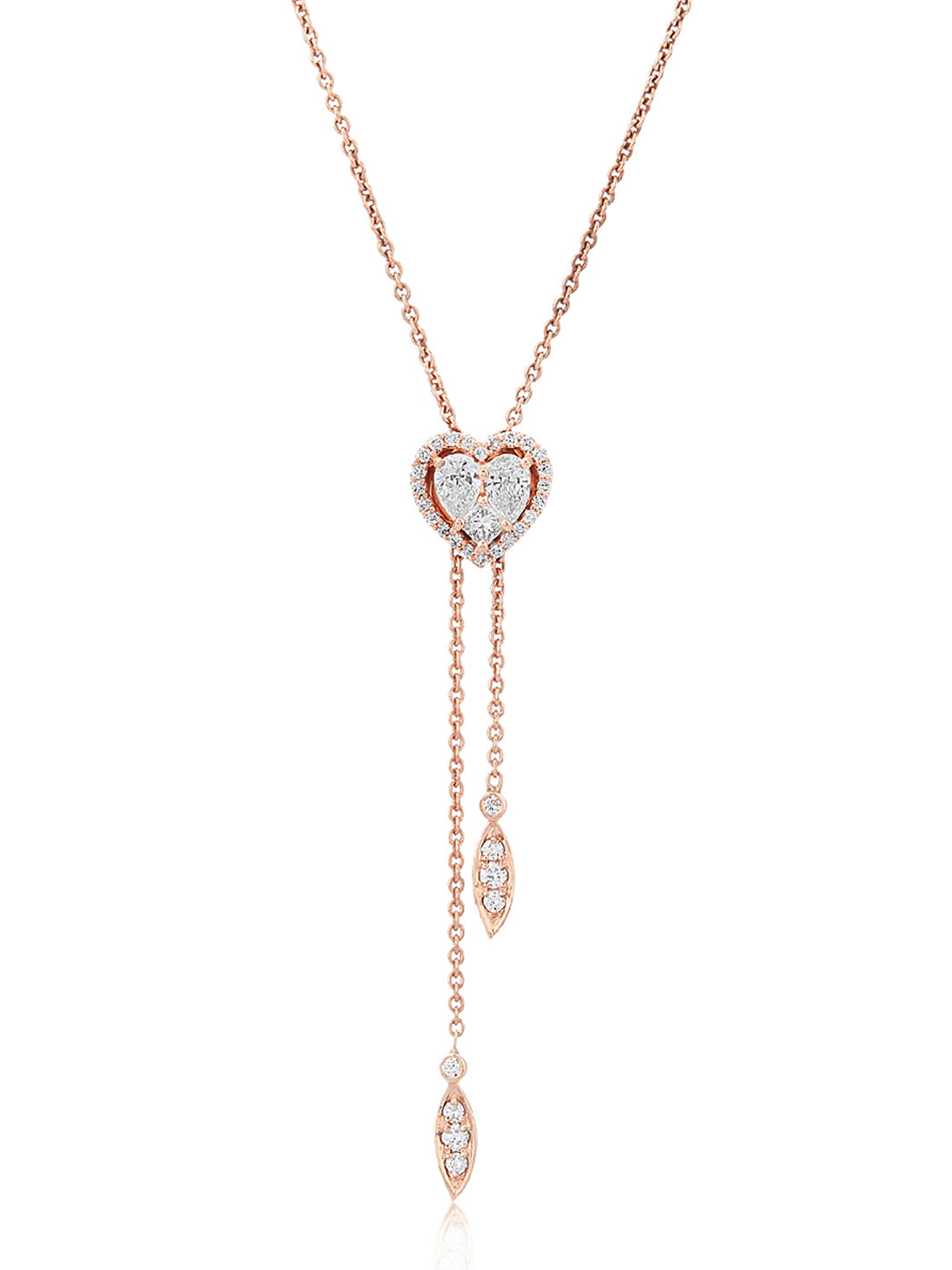 Stylish adjustable heart Shape necklace with a romantic design, ideal for gifting and daily wear