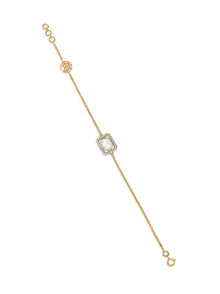 Polki Emerald Cut Bracelet