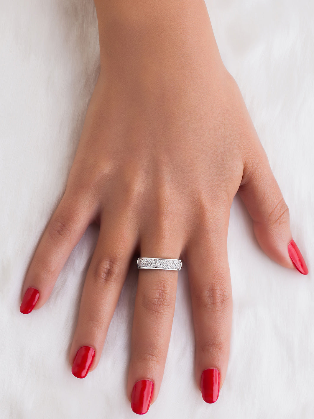 Square Diamond Ring